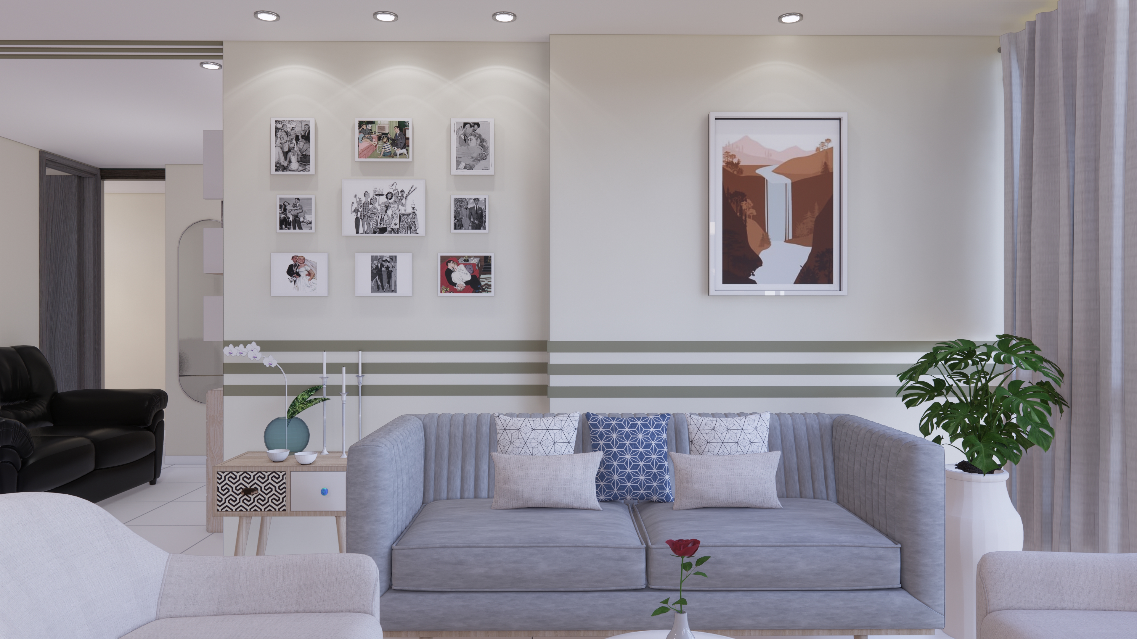 Muro de fotografías