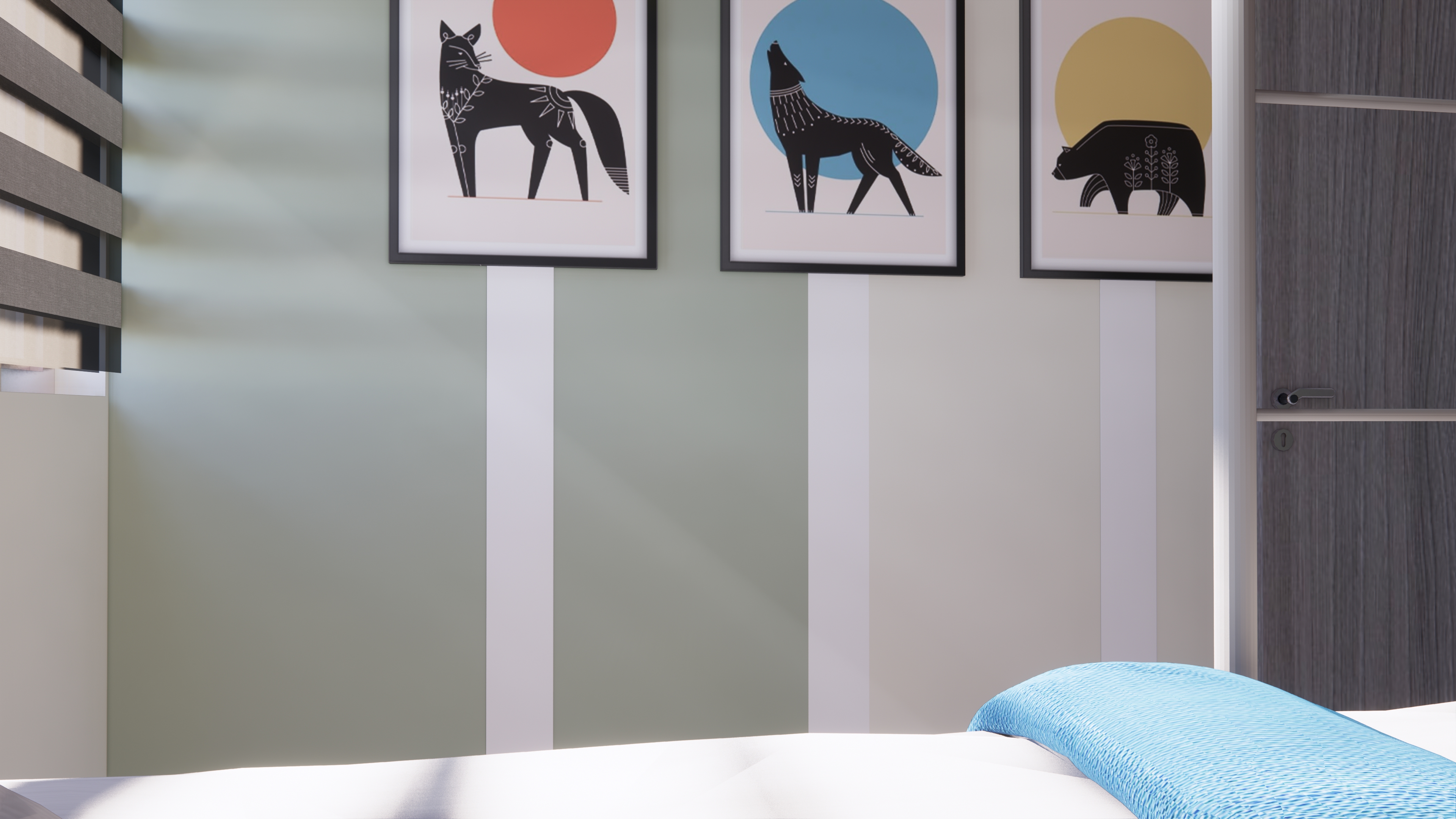 Habitación infantil — detalle muro