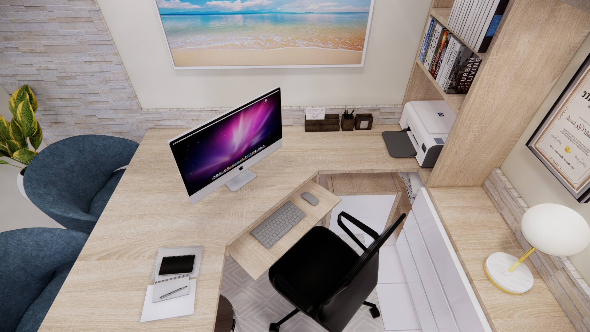 La Ronda — escritorio plano superior