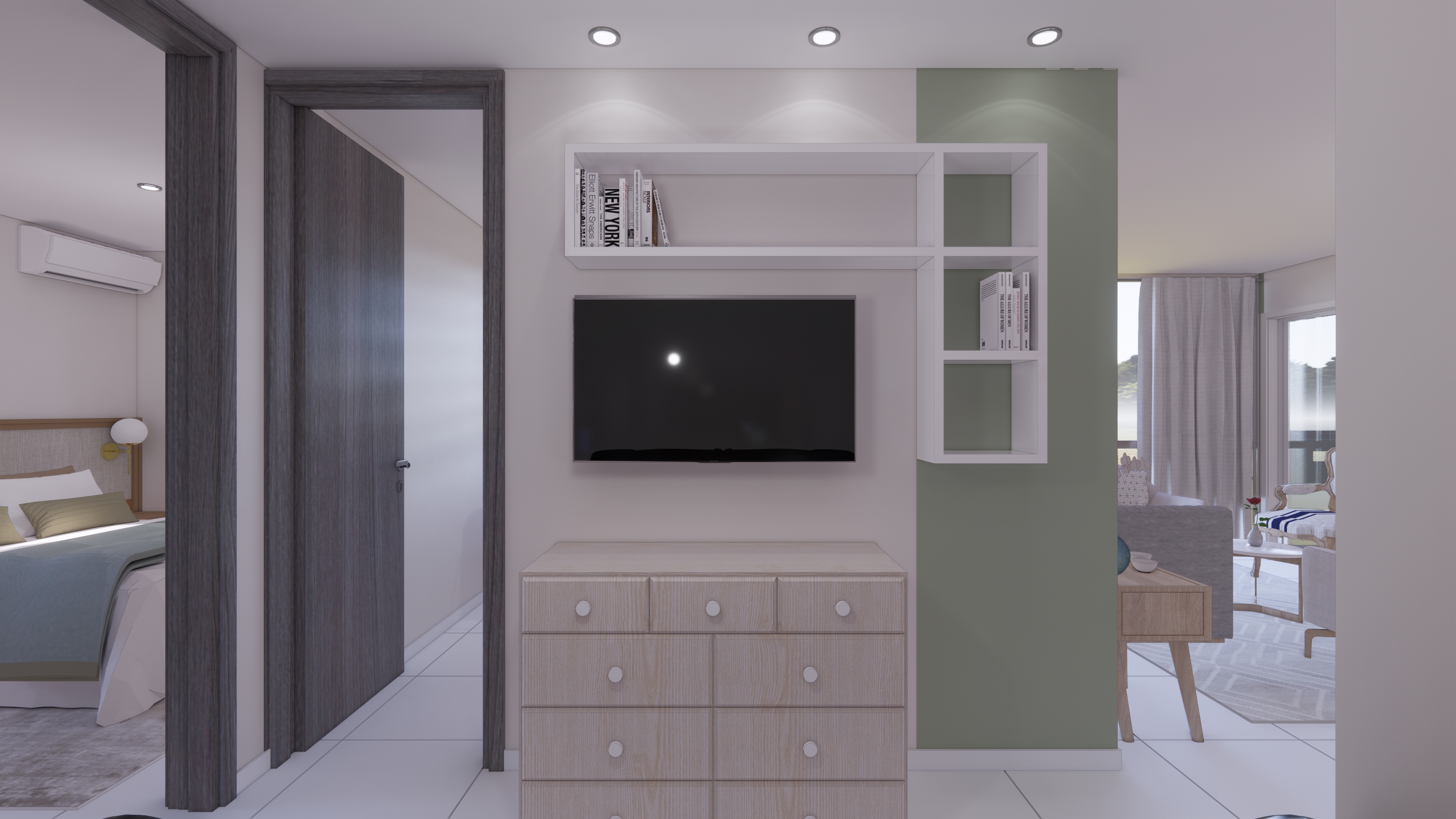 Muro TV — opción A