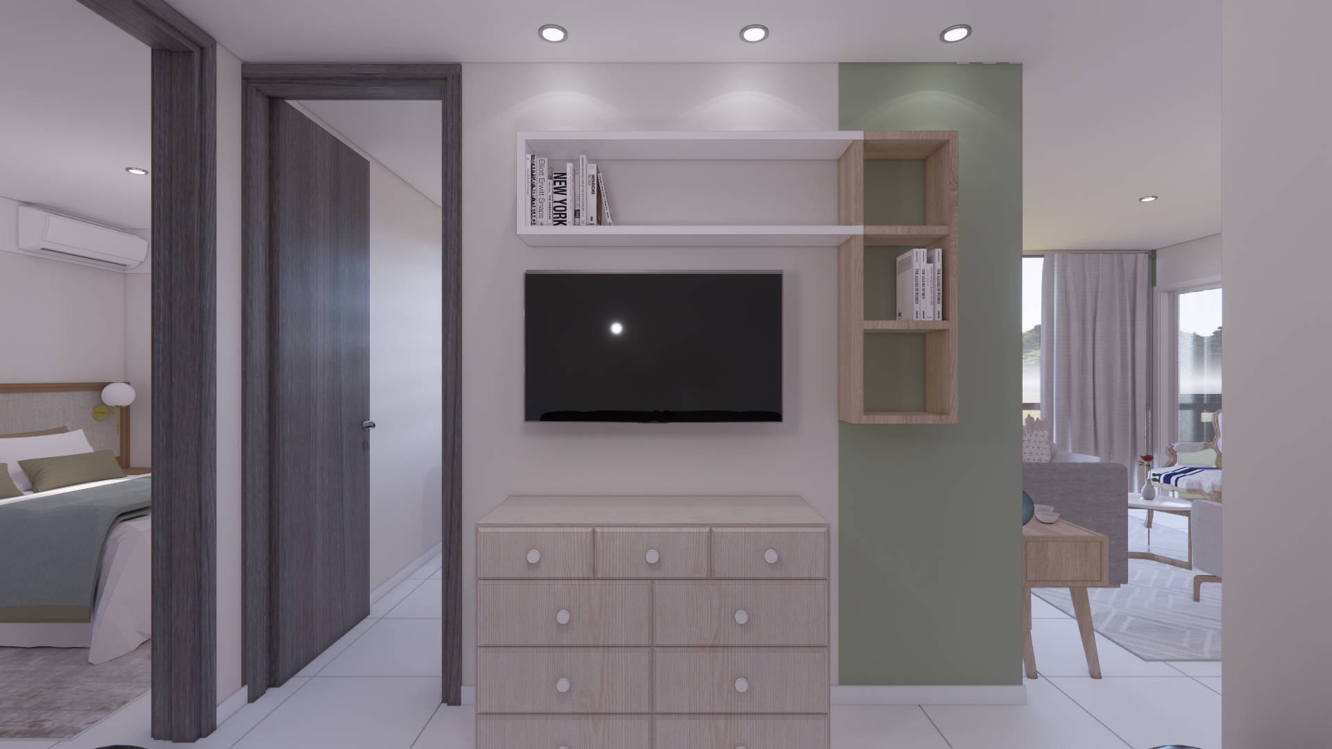 Muro TV — opción B