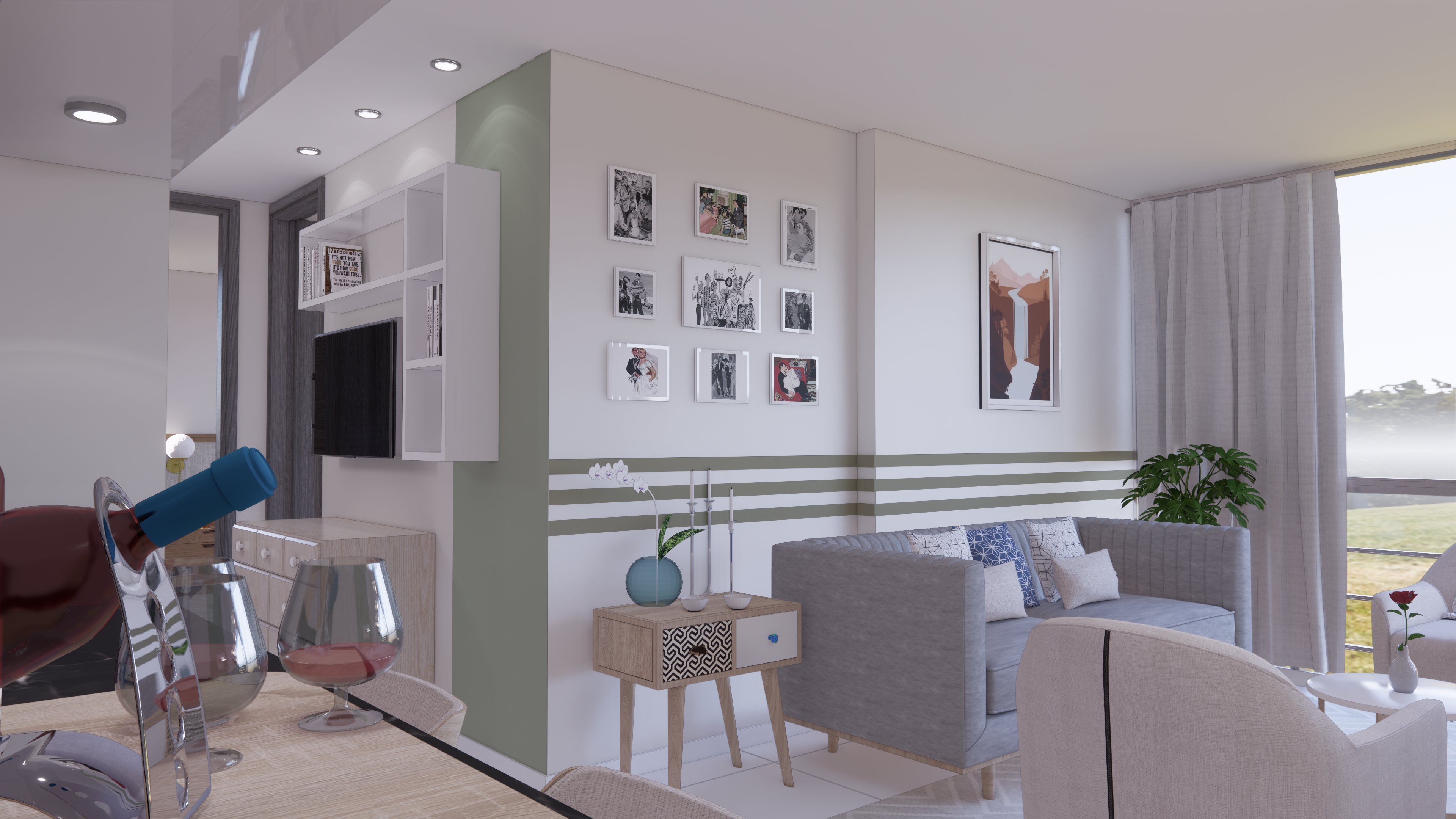 Muro TV — opción C