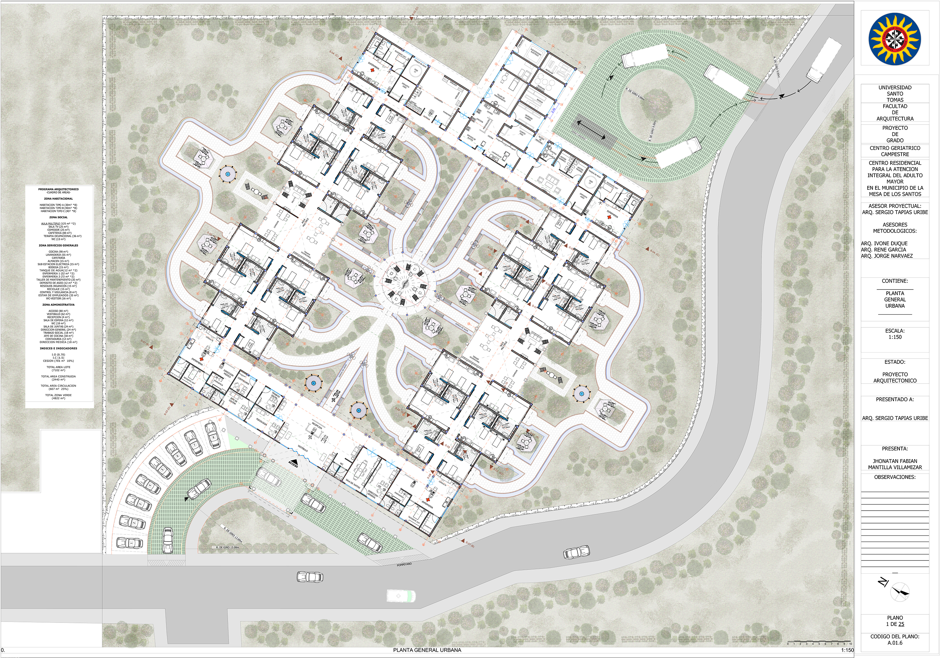 Planta General Urbana 1:150